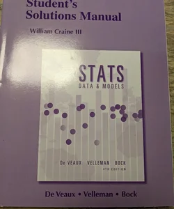 Student's Solutions Manual for Stats