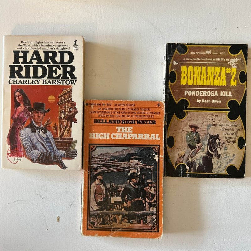 Set of three westerns