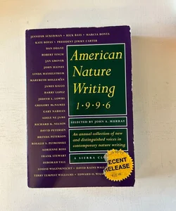 American Nature Writing 1996