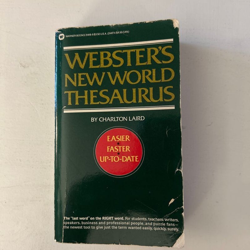 Webster's New World Thesaurus