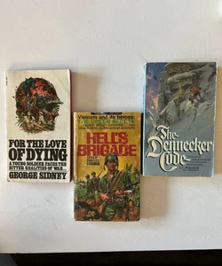 Set of three war novels