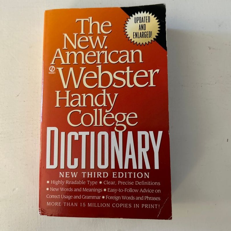 New American Webster Handy College Dictionary