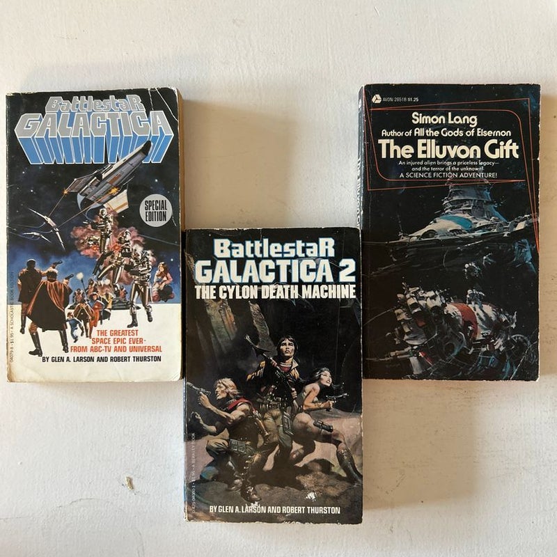 Set of three sci-fi novels