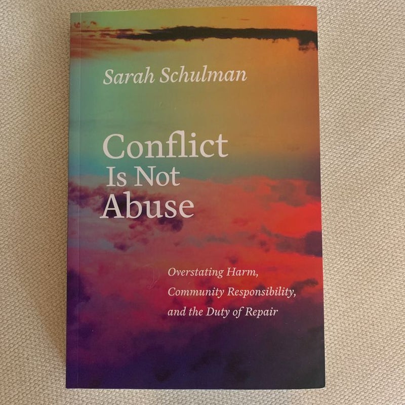 Conflict Is Not Abuse