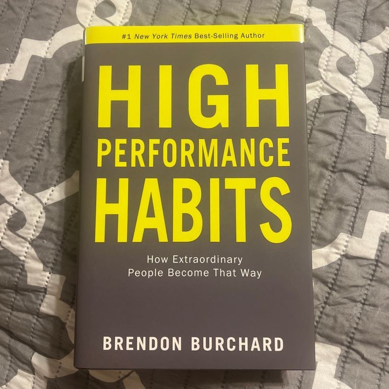 High Performance Habits