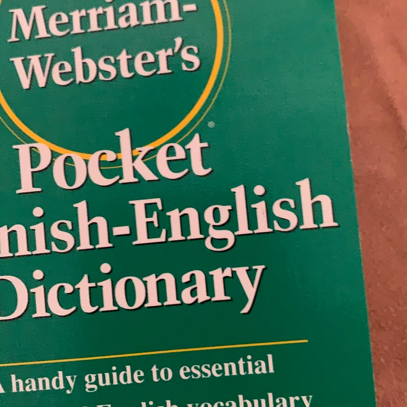 Merriam-Webster's Pocket Spanish-English Dictionary