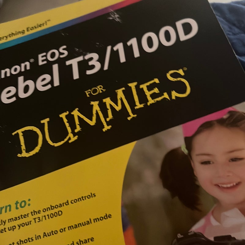 Canon EOS Rebel T3/1100D for Dummies