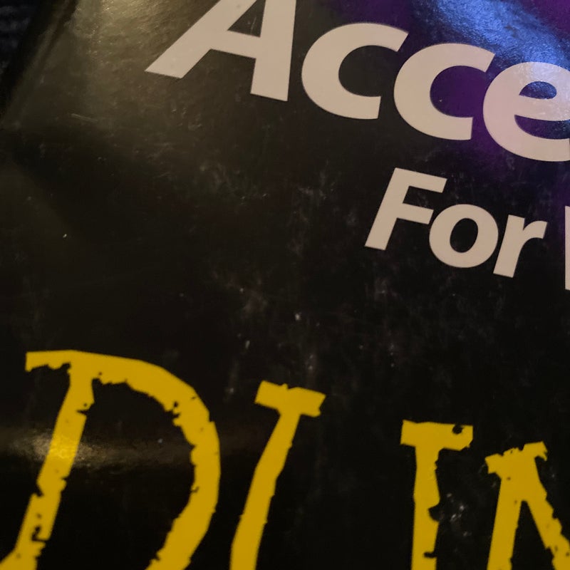 Access 2000 for Windows for Dummies®