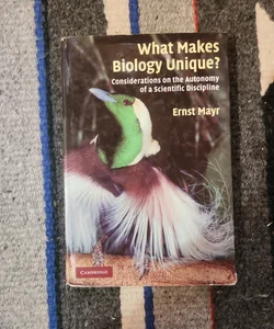 What Makes Biology Unique?