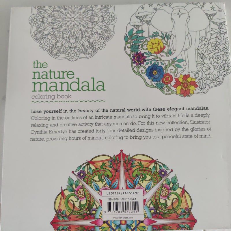 The Nature Mandala Coloring Book