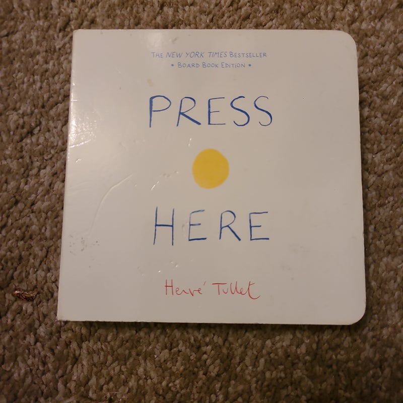 Press Here (Baby Board Book, Learning to Read Book, Toddler Board Book, Interactive Book for Kids)