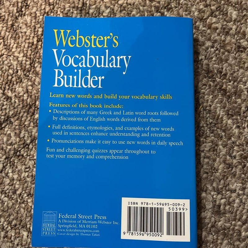 Webster's Vocabulary Builder