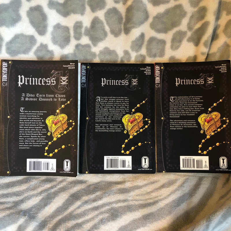 Princess Ai English Edition Volumes 1-3 