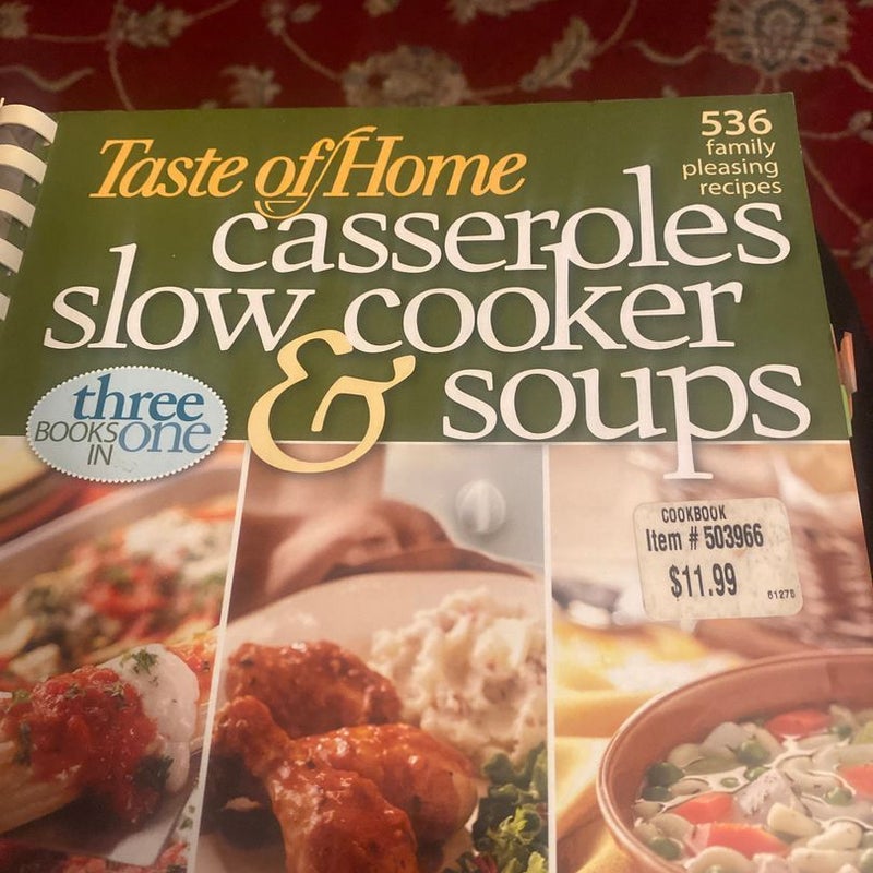 Casseroles slow cooker & soups
