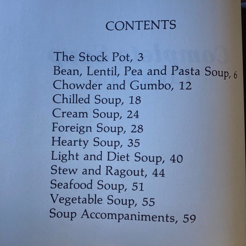Complete Soup Cookbook 