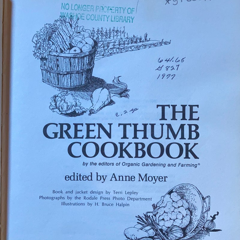 The Green Thumb Cookbook 