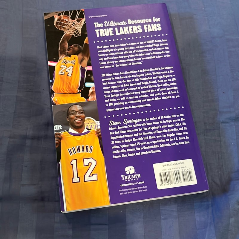 100 Things Lakers Fans Should Know and Do Before They Die