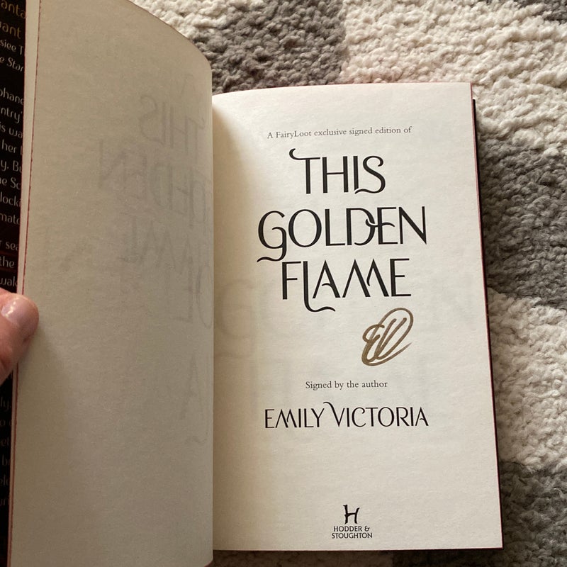 Fairyloot This Golden Flame