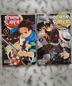 Demon Slayer: Kimetsu No Yaiba, Vol. 1 & Vol. 2