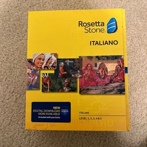 Rosetta Stone Italian v4 Totale Level 1-5 Set