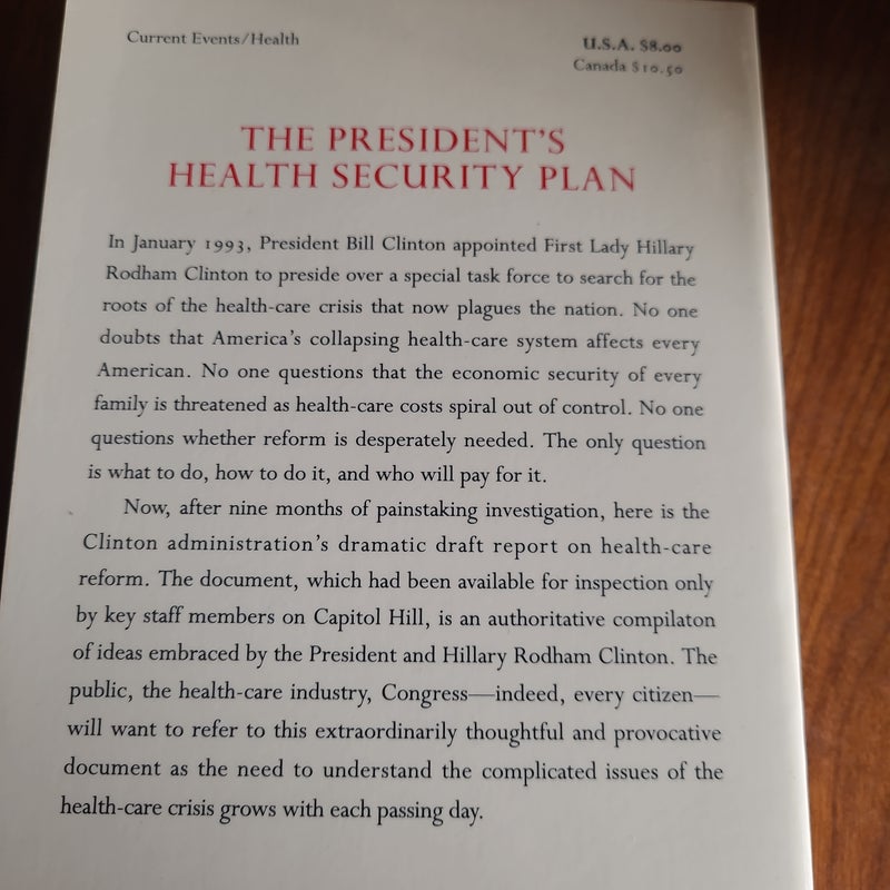 The President's Health Security Plan