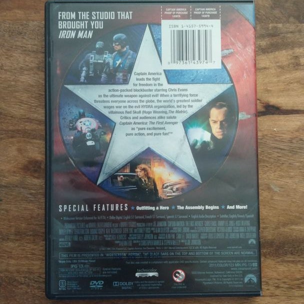 MCU - Phase 1 DVD set