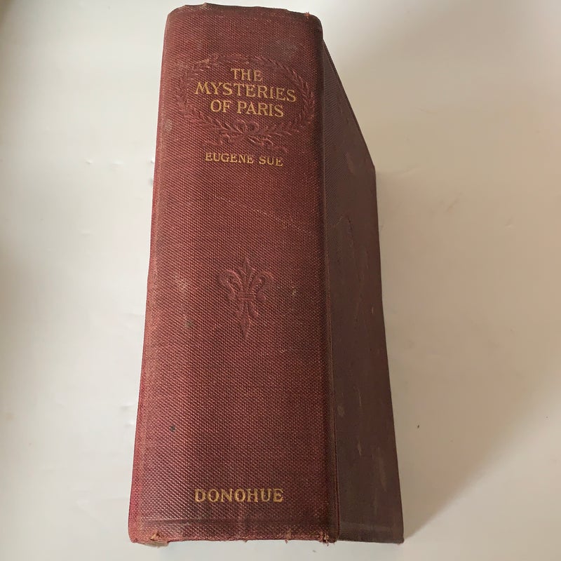 The Mysteries Of Paris M. Eugene Sue HB Complete donohue