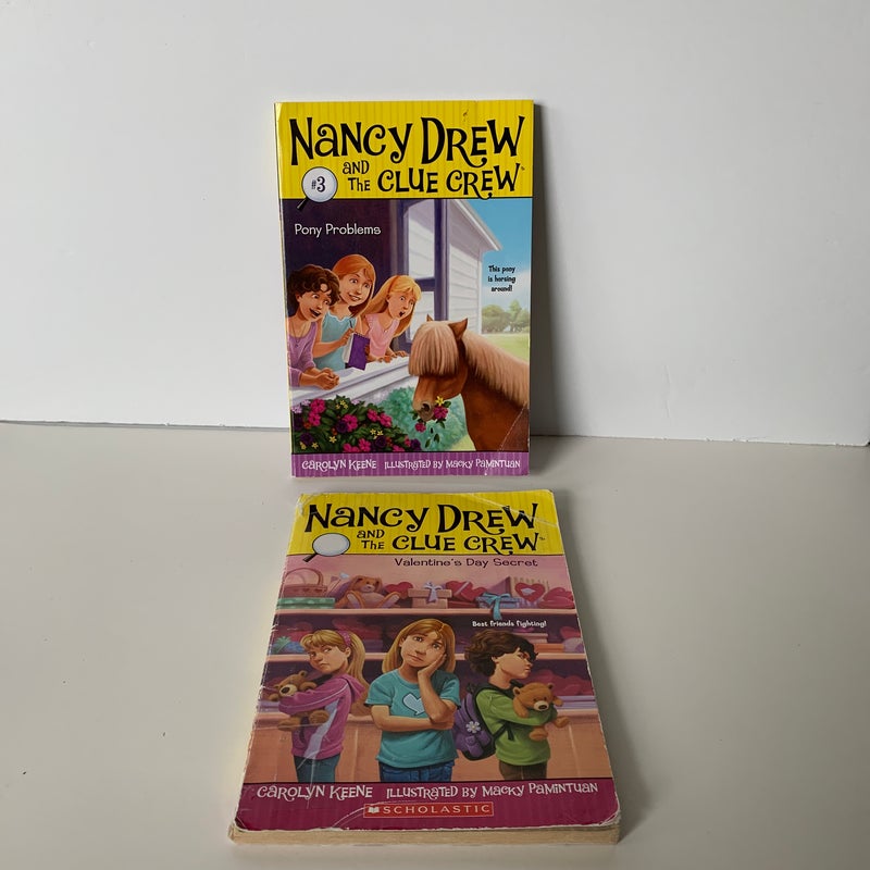 Nancy Drew and the Clue Crew Lot of 2