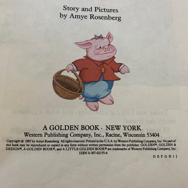 A Little Golden Book 1987