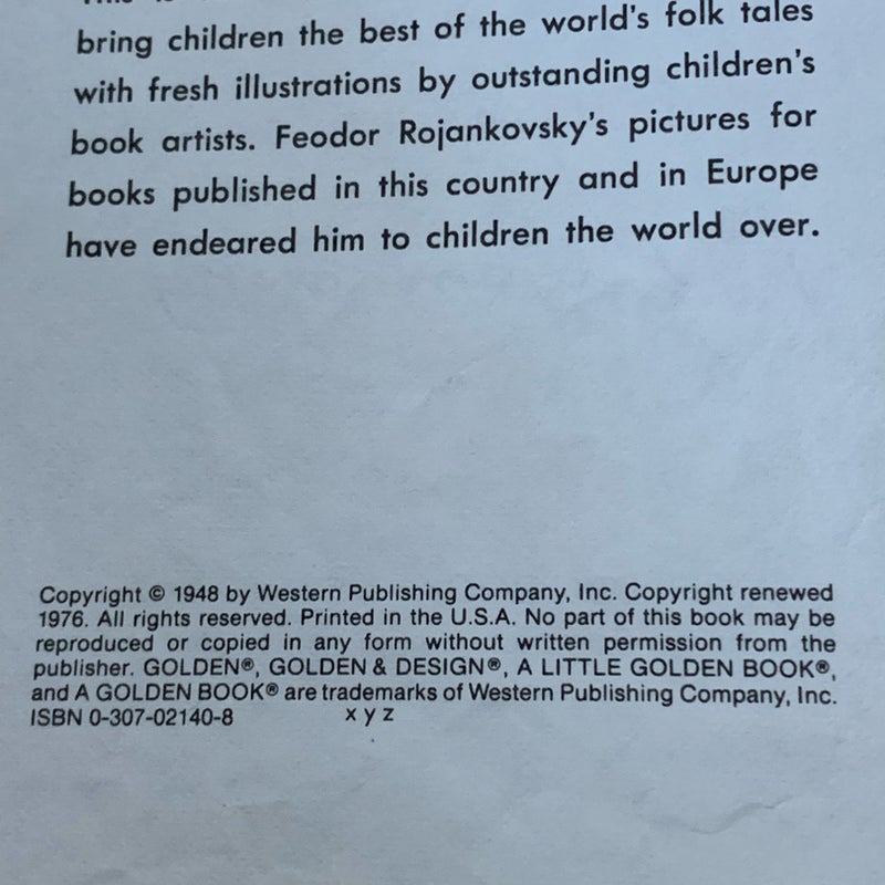 A Little Golden Book 1976