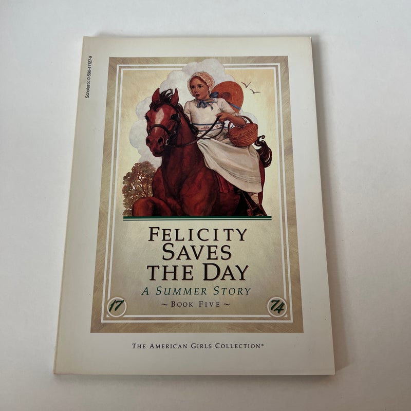 Felicity Saves The Day -A Summer Story Book Five