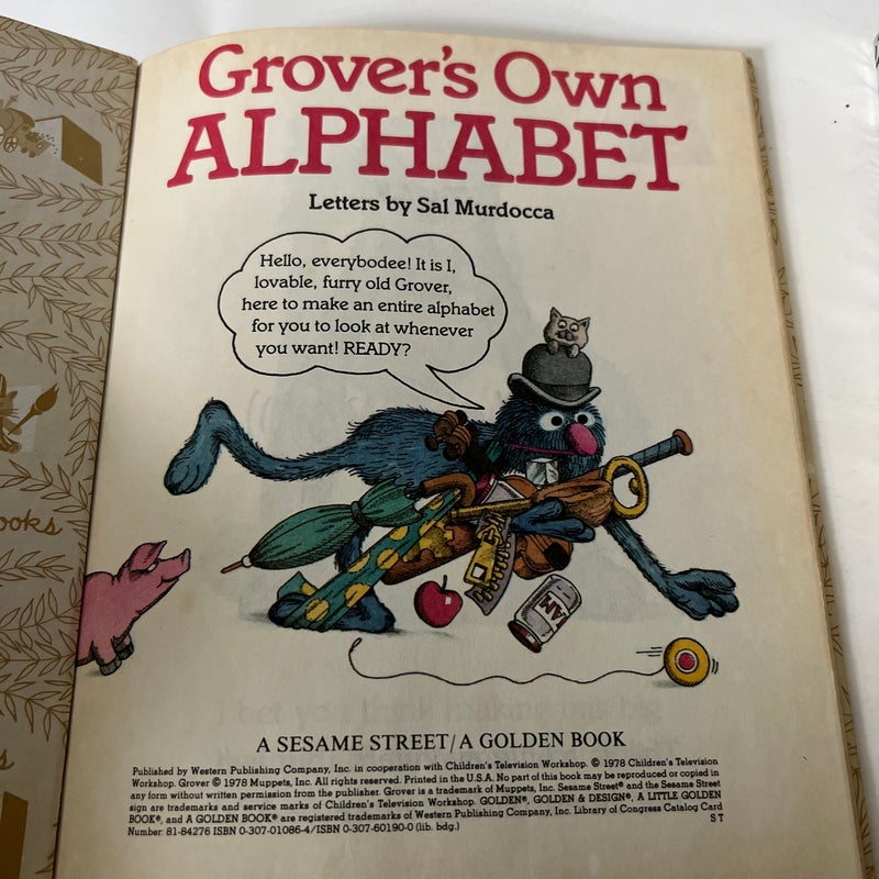 Grover’s Own Alphabet -Sesame Street 1978