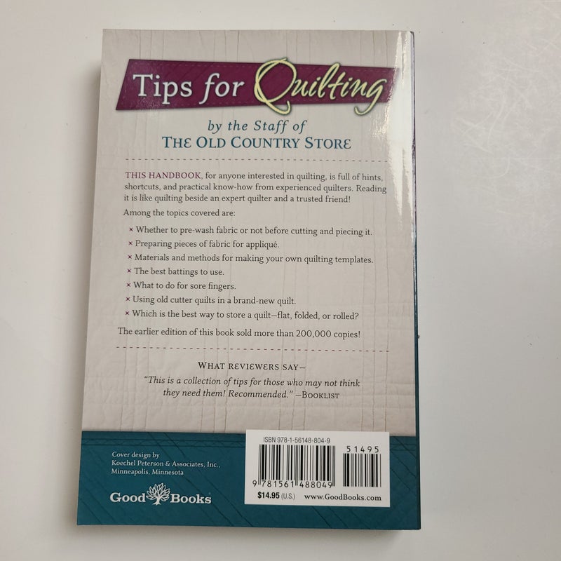 Tips for Quilting