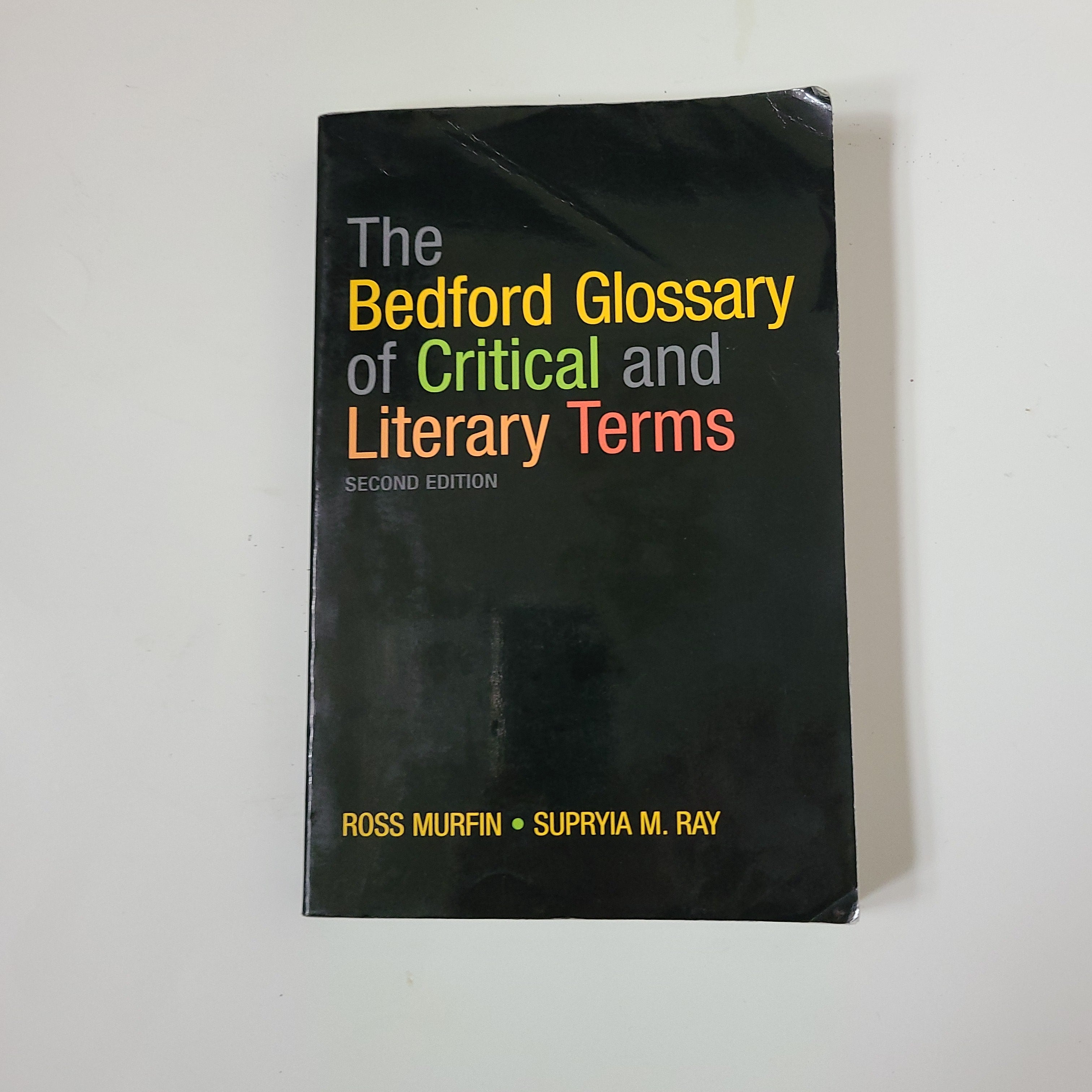 The Bedford Glossary of Critical and Literary Terms