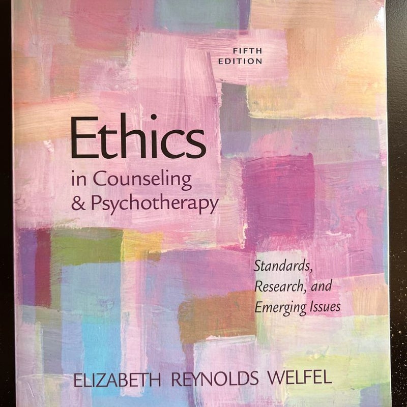 Ethics in Counseling and Psychotherapy