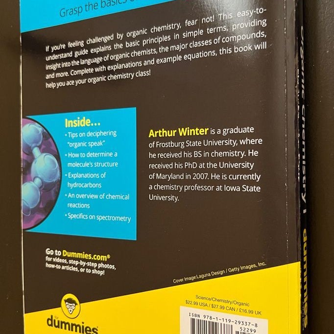 Organic Chemistry I for Dummies