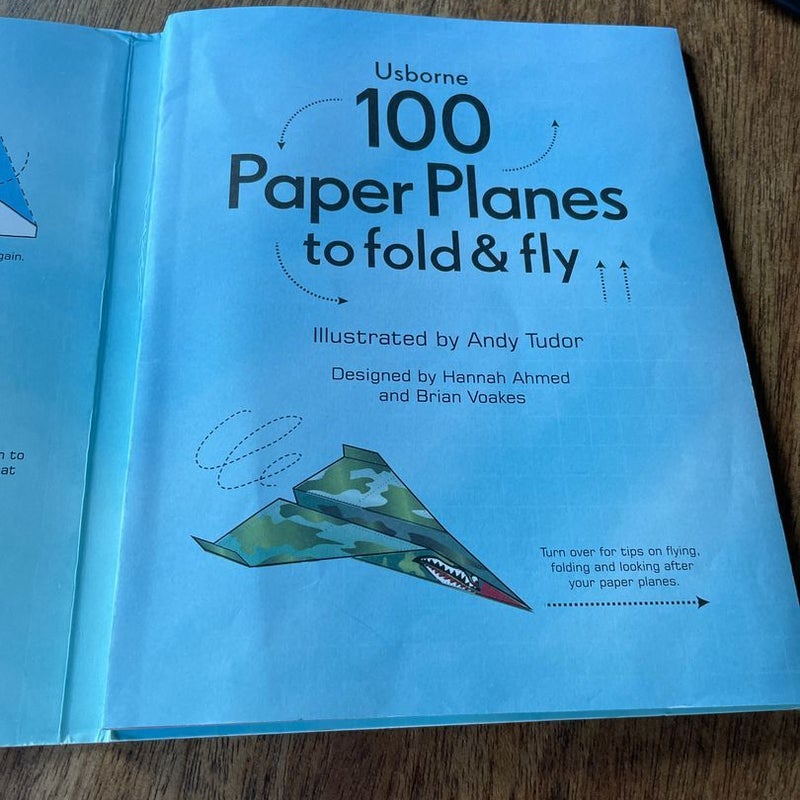 100 Paper Planes to fold and fly