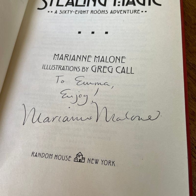 Stealing Magic: a Sixty-Eight Rooms Adventure *signed first edition