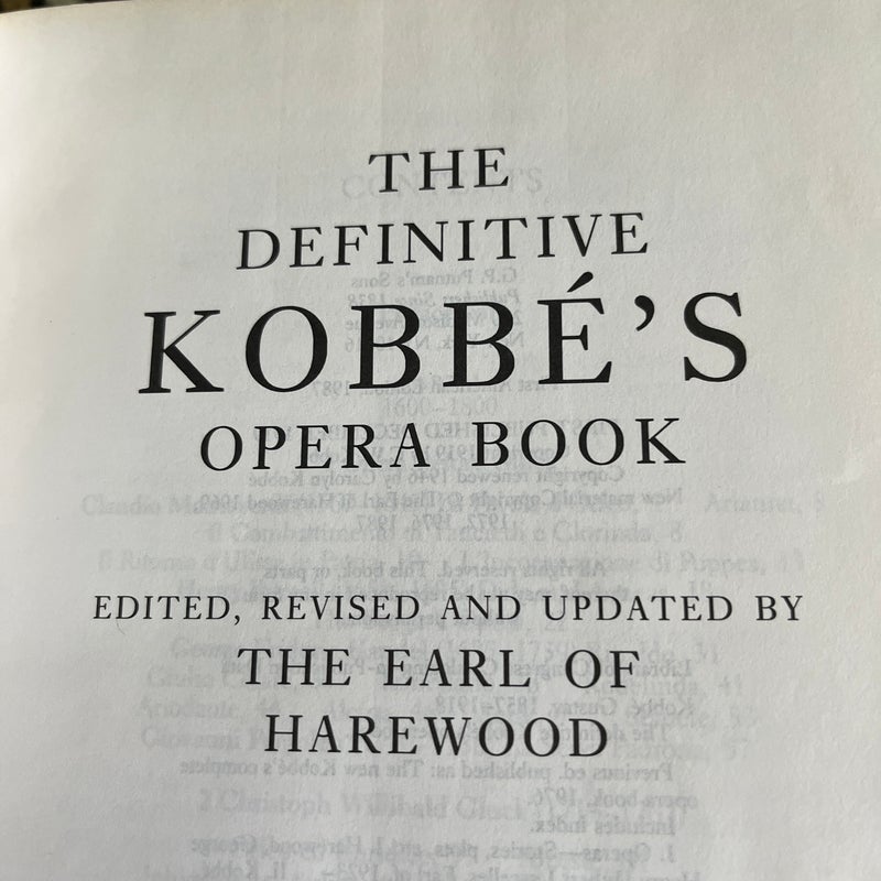 Kobbé’s Opera  Book