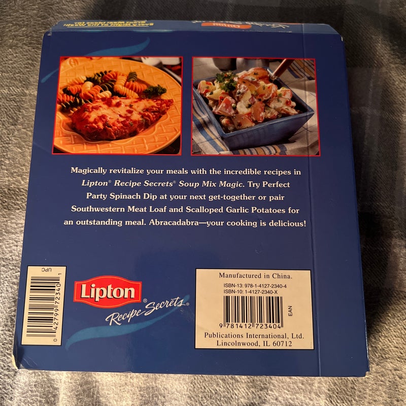 Lipton Shaped Cookbook