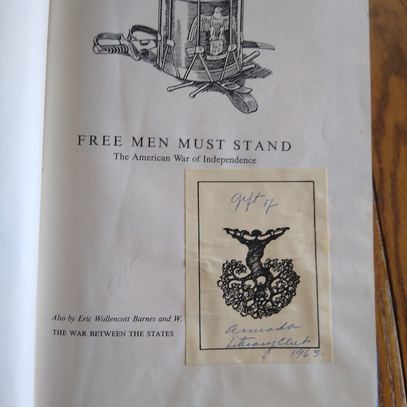 ⭐ Free Men Must Stand (vintage, rare)