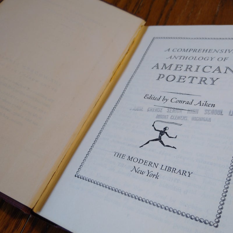 ⭐ A Comprehensive Anthology of American Poetry (vintage)