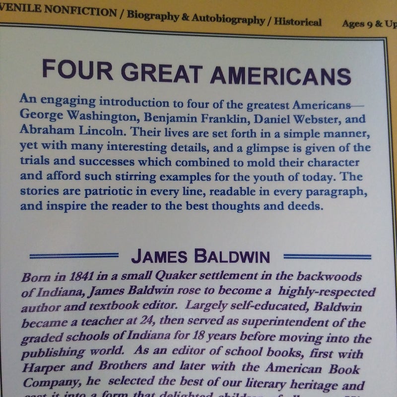 ⭐ Four Great Americans