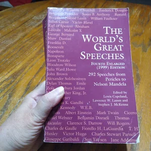 World's Great Speeches 1999