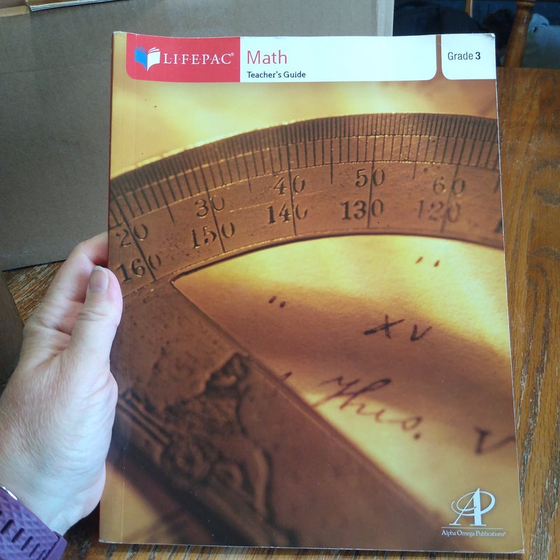 LIFEPAC Math Teacher's Guide, Grade 3 