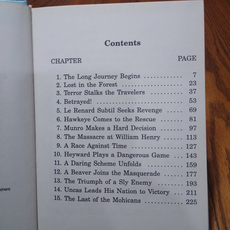 The Last of the Mohicans