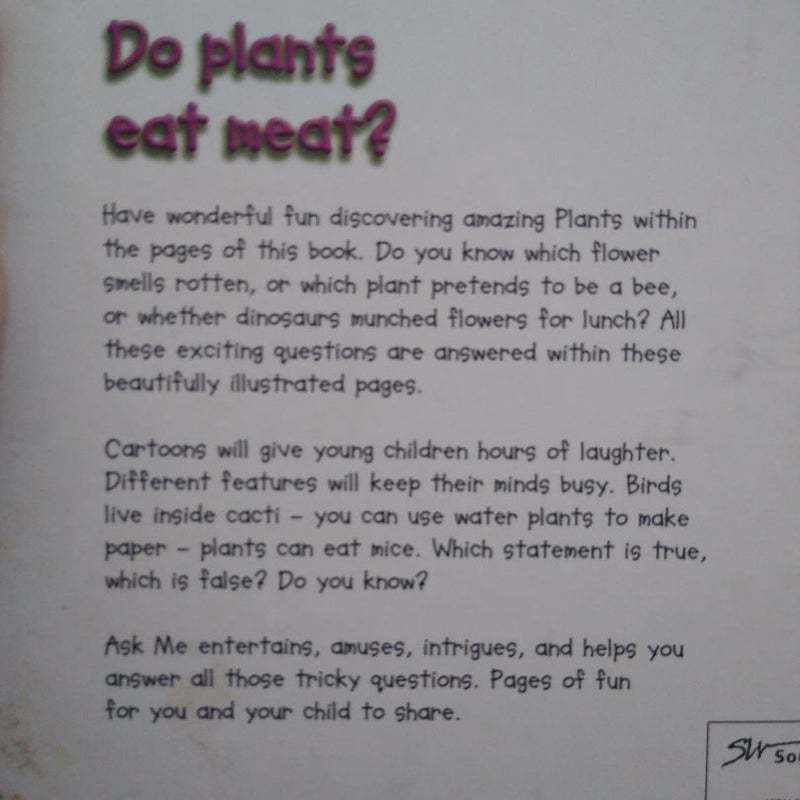 Do plants eat meat?