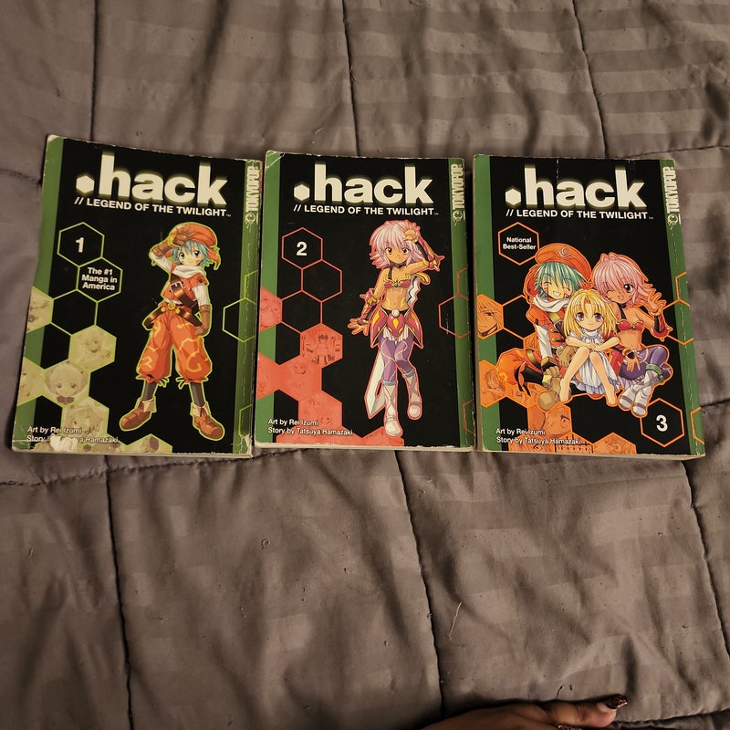 .hack// Legend of the Twilight Vols. 1 ,2 , & 3