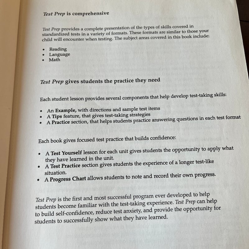 Spectrum Test Prep, Grade 4