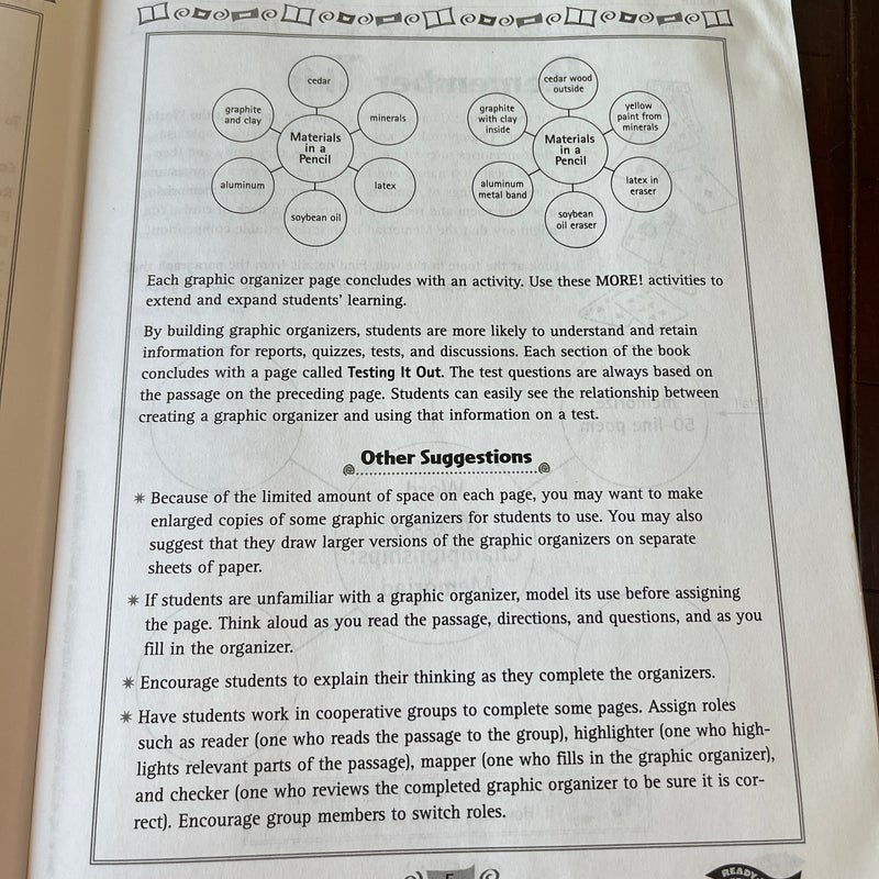 Short Reading Passages and Graphic Organizers to Build Comprehension